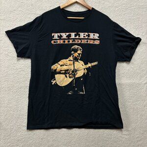 Tyler Childers Shirt Unisex Black Concert Tee "On the Road" Graphic Appalachia